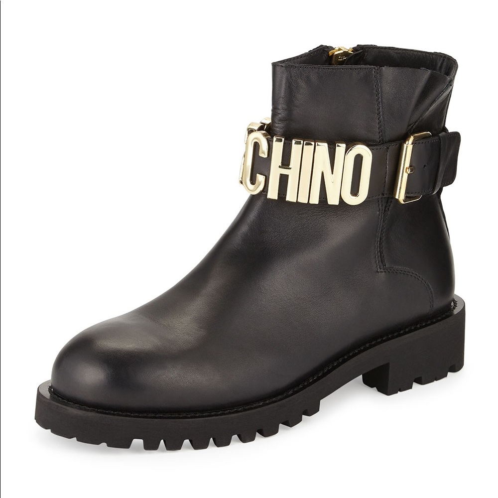Moschino Combat Boots
